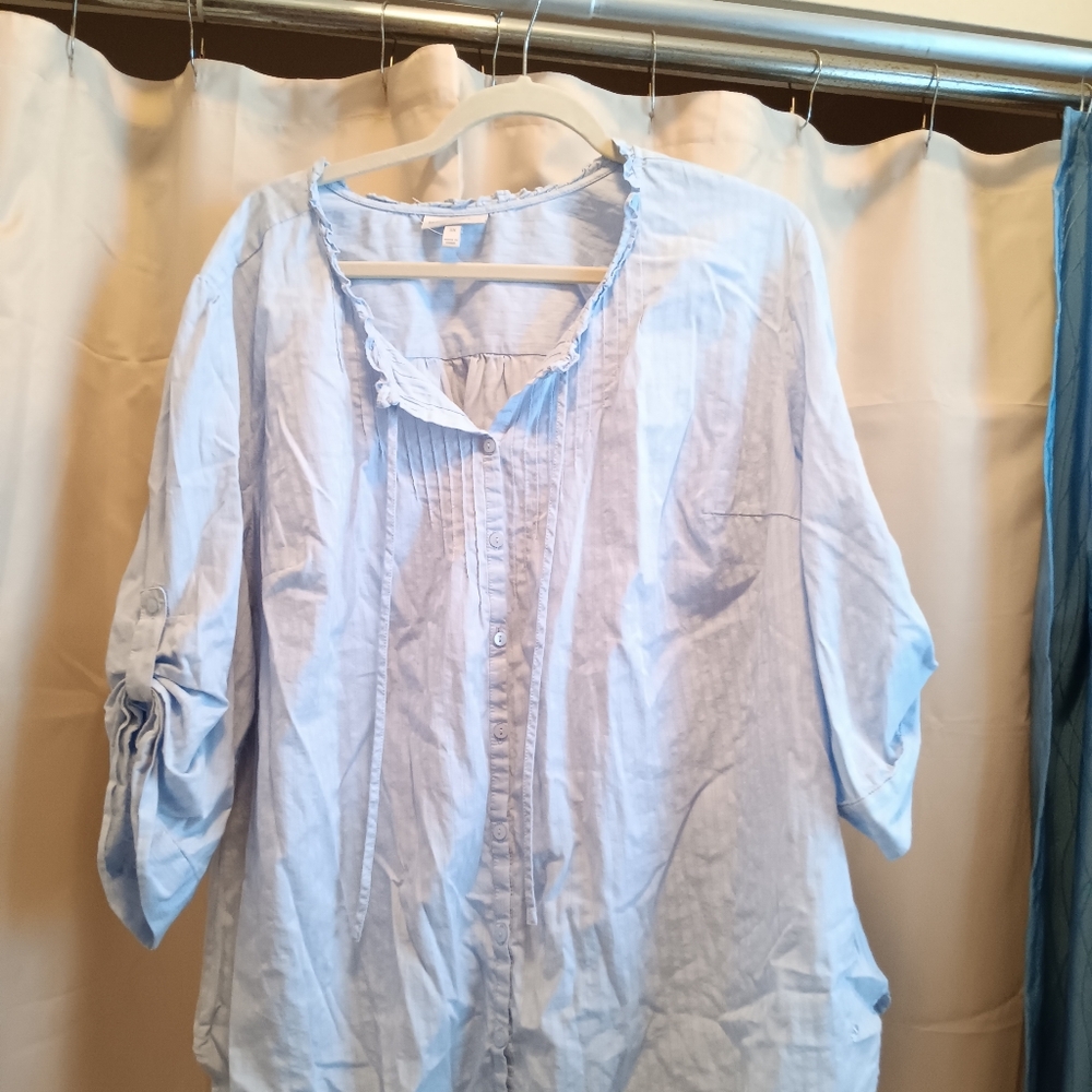 Light Blue Women's Top